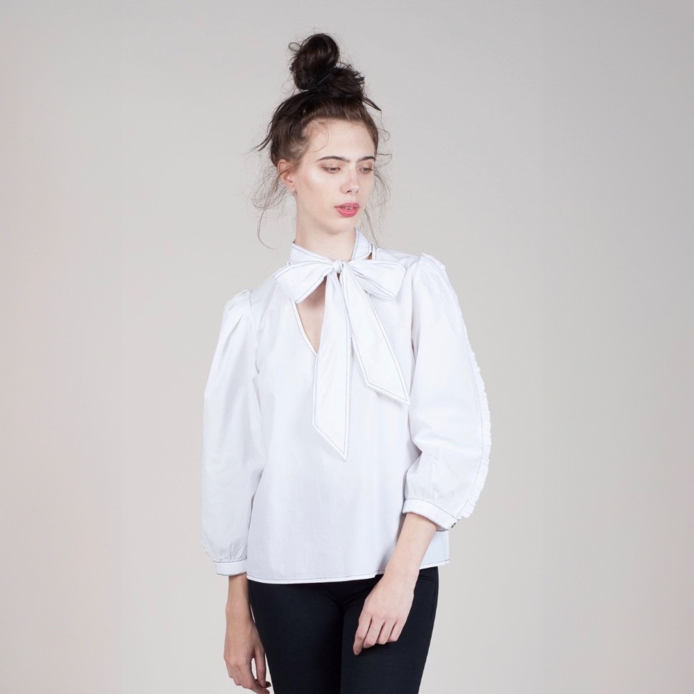 Ulla Johnson  Julie Blouse/  blanc / Size 6